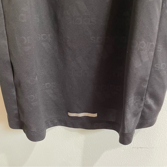 Adidas Running Tank Top Black 2XS Holographic Style Logo Reflective Back Women’s - Picture 7 of 11